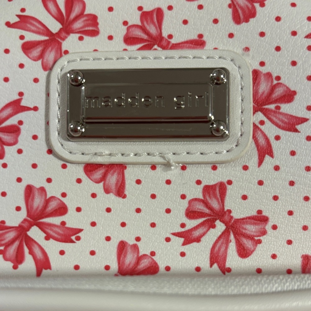 Pink Bow Patterned Backpack - Picture 2 of 2